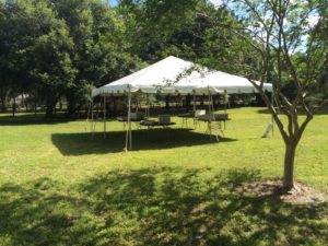 graduation party tent