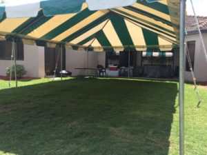 graduation party tent