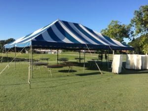 the Palms golf club event tent