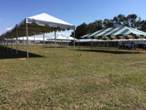 small frame event tents