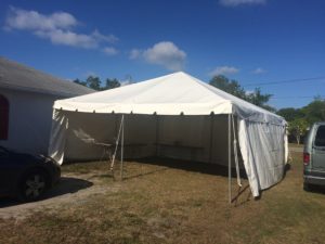 20 x 20 party tent