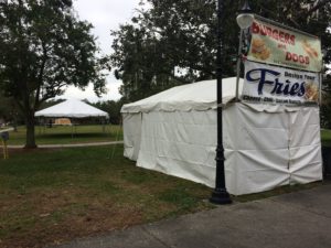 food sales tent