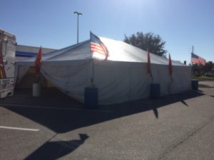 sales tent